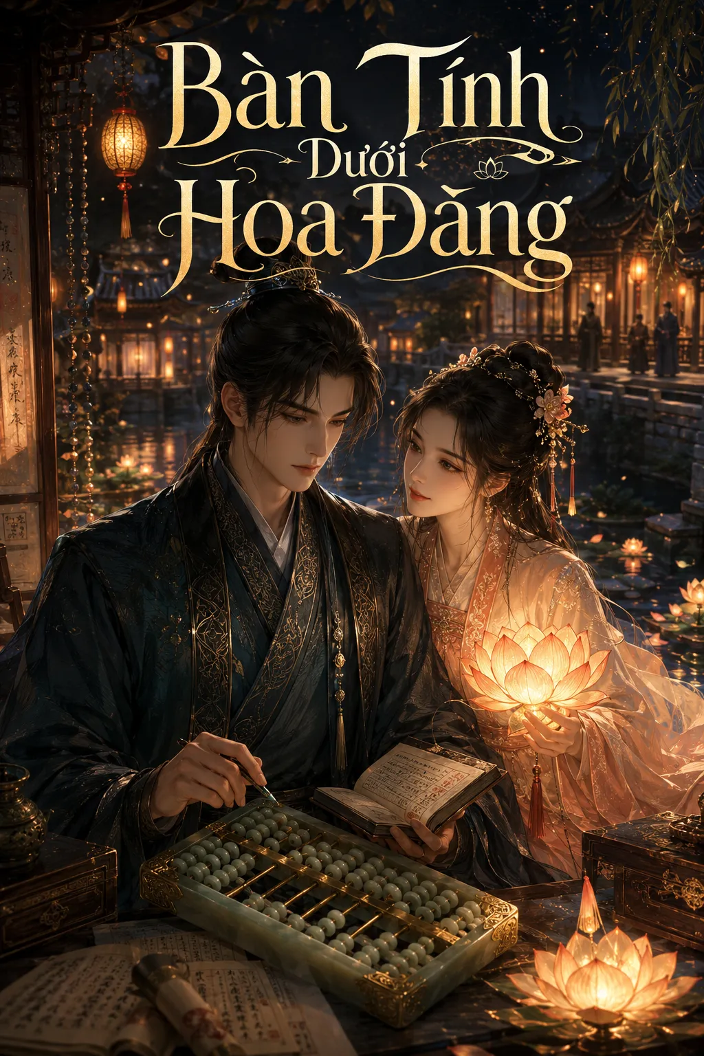 Bàn Tính Dưới Hoa Đăng
