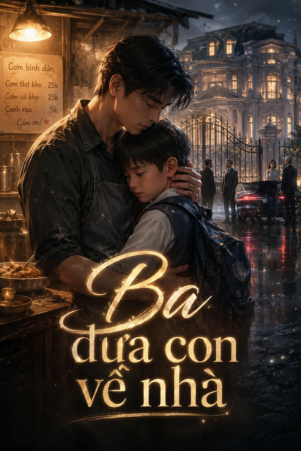 Ba Dua Con Ve Nha